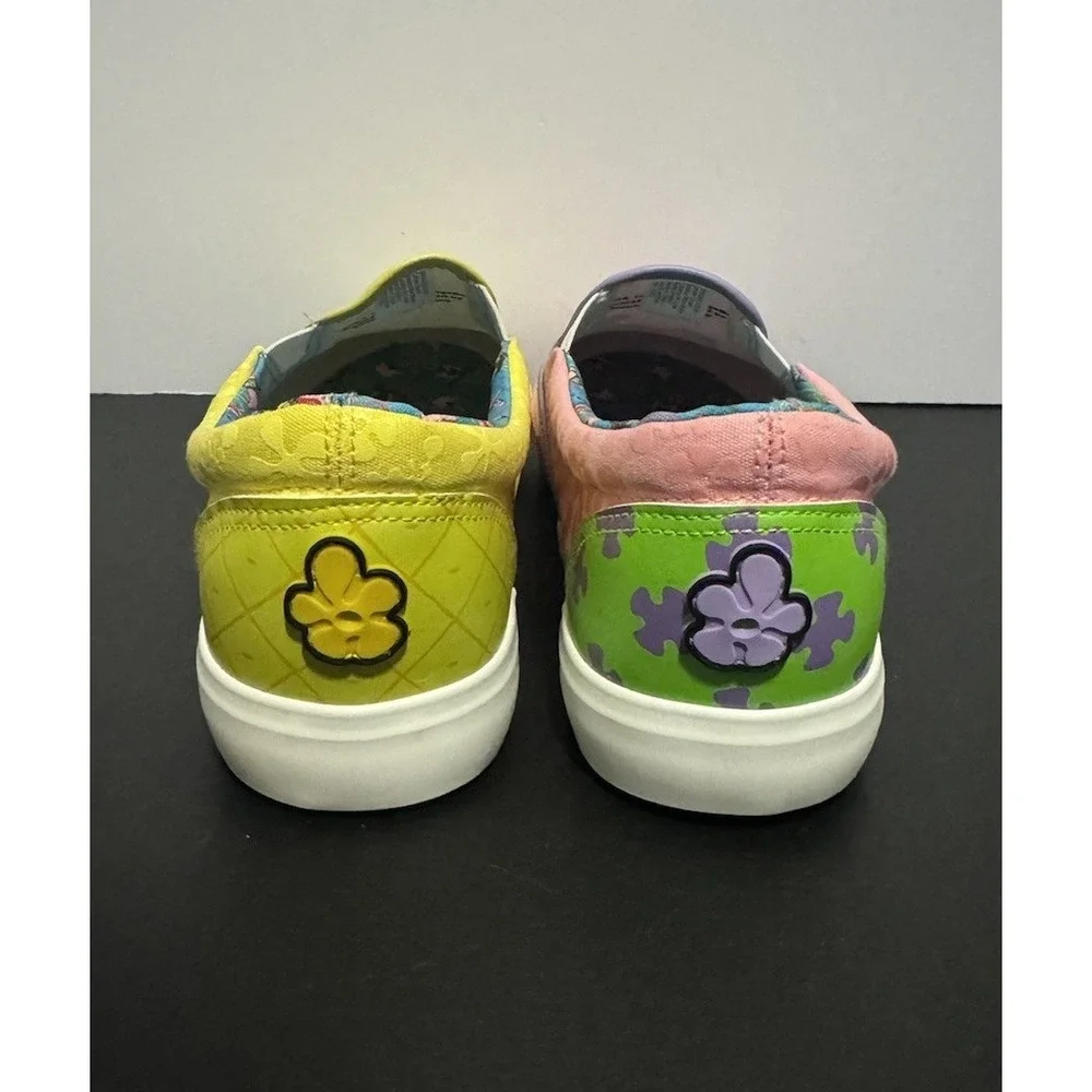 SpongeBob SquarePants & Patrick Slide Slip-on Shoes Ground Up Mens: 9.5 Wmns: 11
